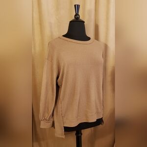 FIRST LOVE WAFFLE KNIT TUNIC